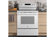 Picture of GE White Electric Range with Self-Clean