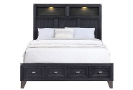 Picture of Westin Espresso 3 PC Queen Storage Bookcase Bed