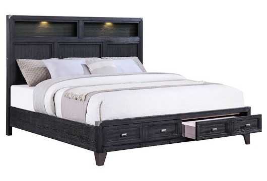 Picture of Westin Espresso 3 PC King Storage Bookcase Bed