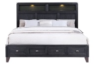 Picture of Westin Espresso 3 PC King Storage Bookcase Bed