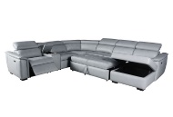 Picture of Typhoon Power Reclining Sectional With Pull Out Ottoman