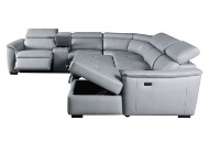 Picture of Typhoon Power Reclining Sectional With Pull Out Ottoman