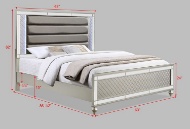 Picture of Cristian Champagne 3 PC Queen Bed