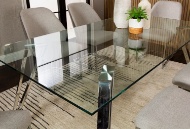 Picture of Carlo Grey/Chrome 5 PC Dining Room