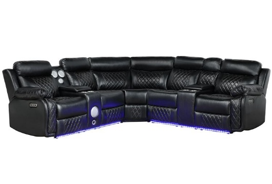 Picture of Maverick Power Reclining Sectional With Blutooth