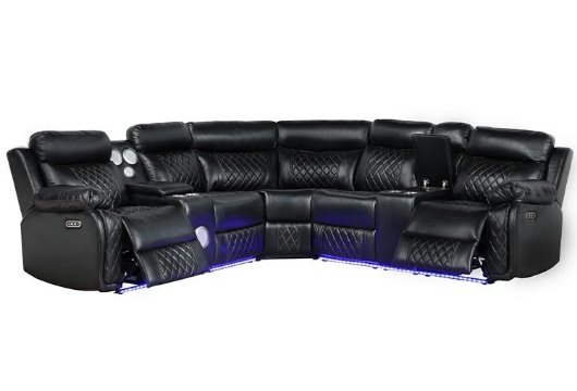 Picture of Maverick Power Reclining Sectional With Blutooth