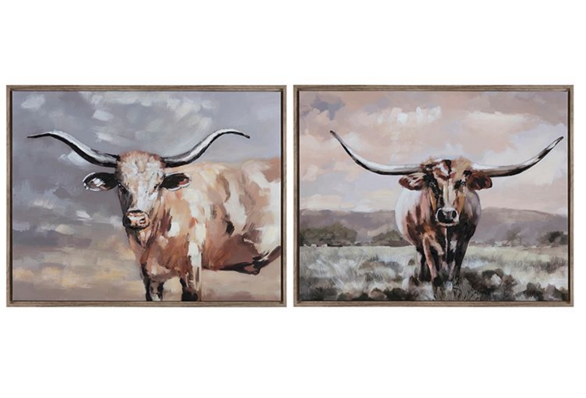 Picture of Longhorn Wall Art - Priced Each