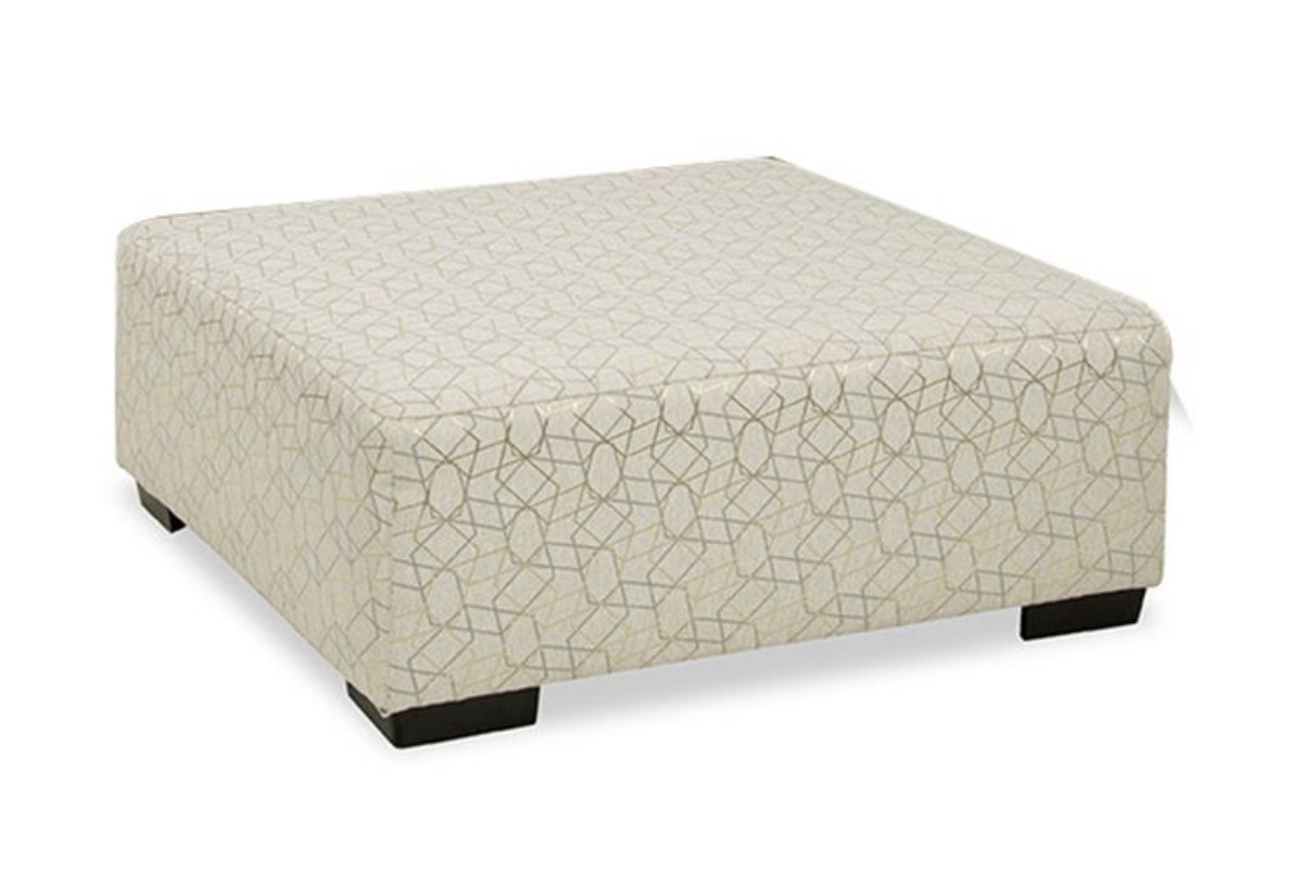 Picture of Demure Beige Accent Ottoman