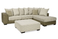 Picture of Demure Beige Accent Ottoman