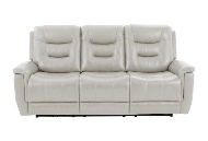 Picture of Abbott Cream Leather Power Reclining Sofa