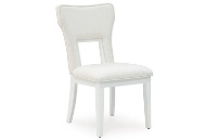 Picture of Chalanna White Upholstered Side Chair