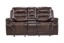 Picture of Royce Bronze Reclining Console Loveseat