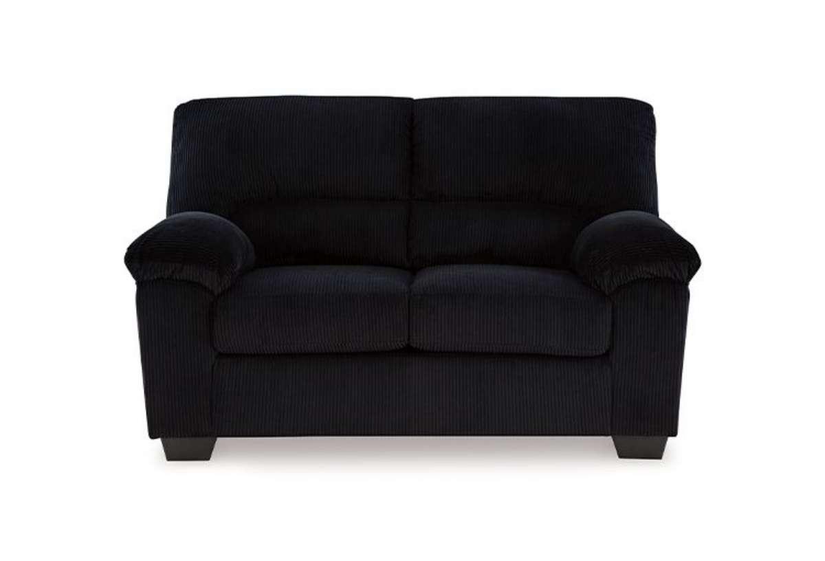 Picture of SimpleJoy Black Loveseat