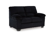 Picture of SimpleJoy Black Loveseat