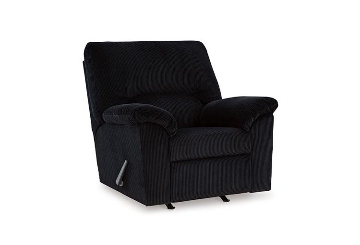 Picture of SimpleJoy Black Rocker Recliner